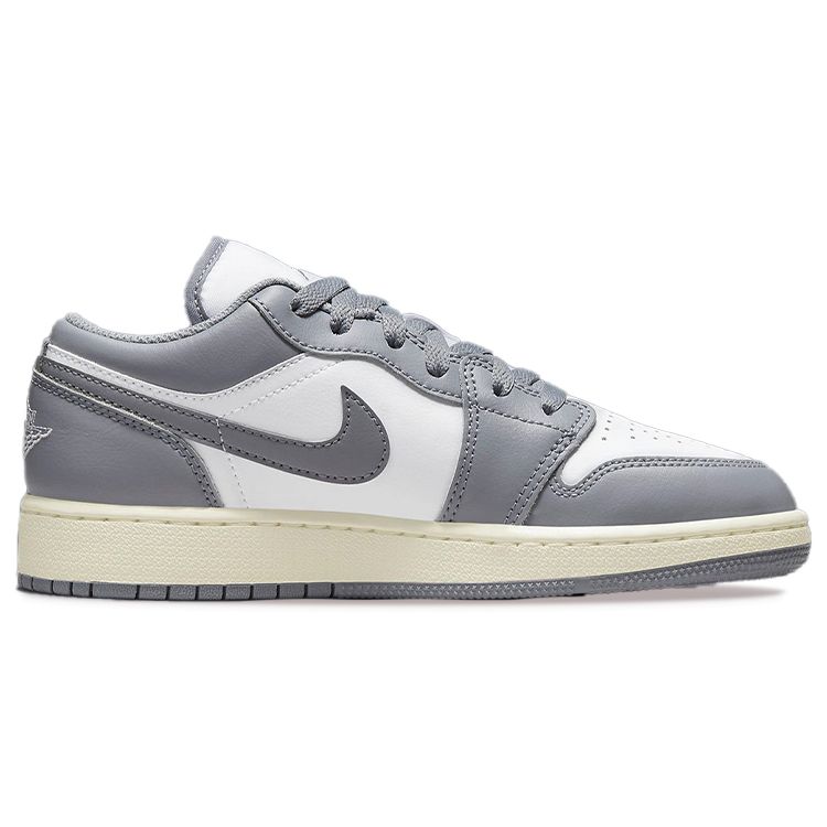 Air Jordan 1 Low GS Vintage Grey Детские кроссовки Stealth White Sail 553560-053