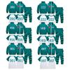 Children's Fashionable Printed Long Sleeved Zipper Loose Sweatshirts Jacket Casual Pants Set