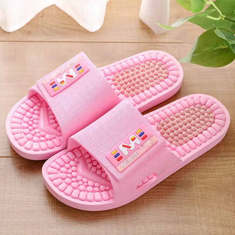 Summer Fashion Unisex Sandals and Slippers Foot Massage Slippers Home Bathroom Non-slip Breathable Leisure Wear Sandals
