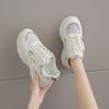 CRLAYDK 2024 Summer New Mesh Women Chunky Sneakers Walking Casual Comfortable Fashion Platform Shoes Sports Running Tennis