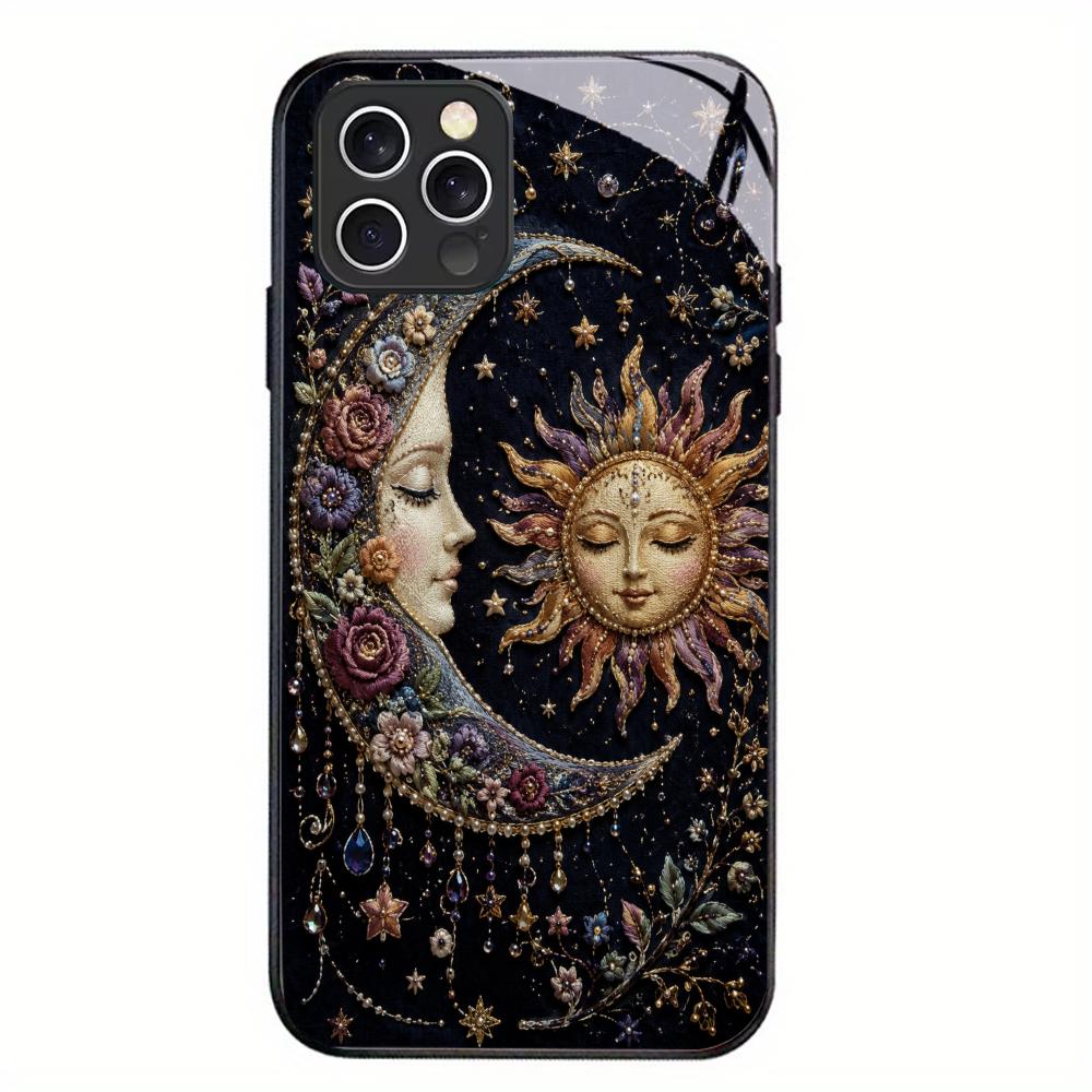 Sun and Moon Phone Case Phone Case Glass