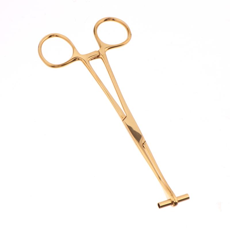 Цветные щипцы для пирсинга тела Хирургическая сталь Фиксирующие щипцы Пинцет Для септума Хряща Языка Зажим для пирсинга тела