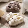 Fashion Women Warm Cotton Slippers Winter New Platform Shoes Soft Plush Thick Sole Couples Indoor Home Non-slip Warm Woolly Cotton Shoes
