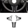 1 Set Soft Carbon Fiber Car Steering Wheel Sticker Decoration For BMW Z4 2003-08