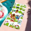 Игра O-Om Nom-Stories Лягушка Милая Полотенце Мягкое Бассейн Подарок Для Путешествий Спортзал Душ Кемпинг Быстросохнущее Спортивное Большие Пляжные Полотенца