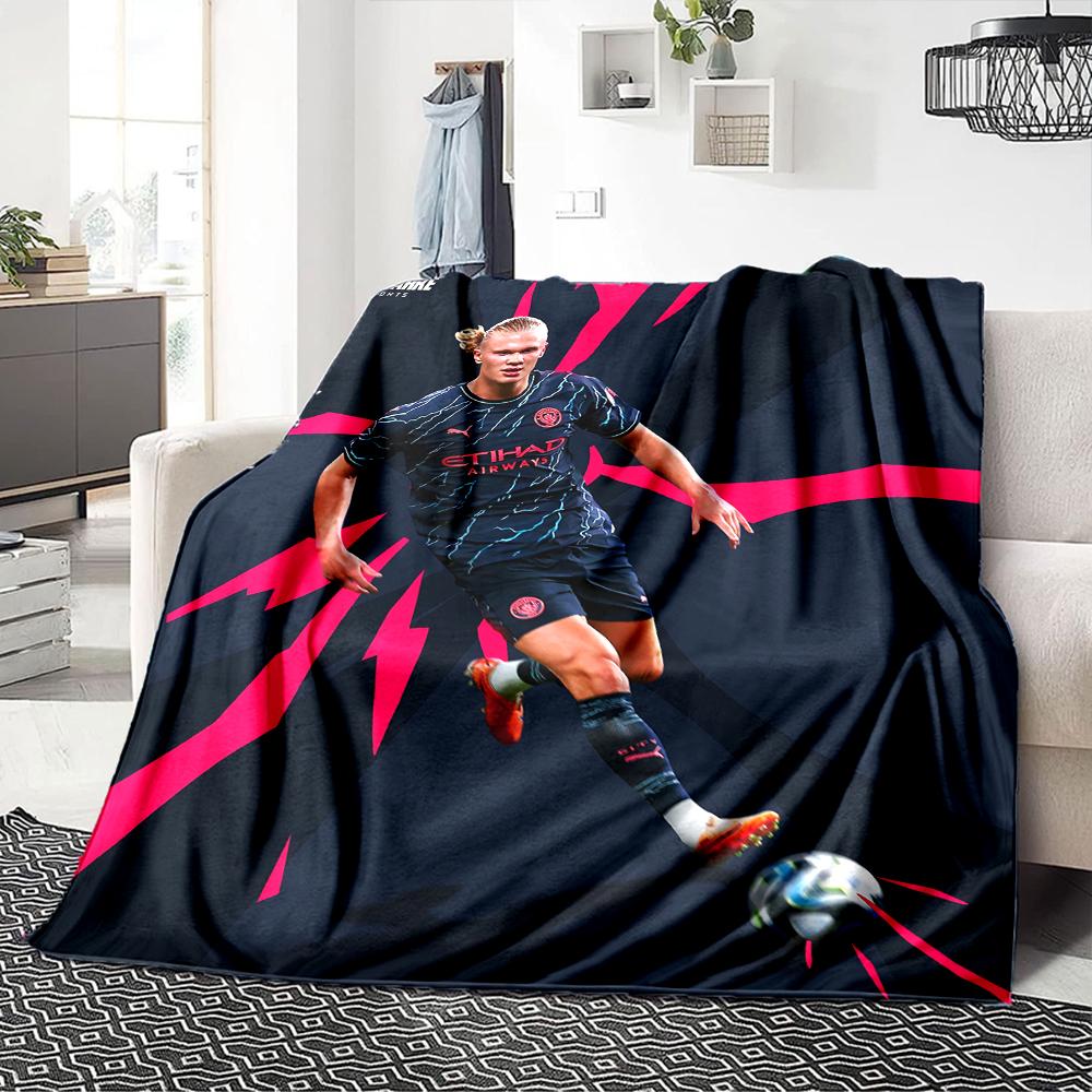 Norwegian Football Legend Blankets Flannel Printed Breathable Warm Throw Blanket for Home Office Bedspreads 0708a73