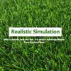 1 Pc 12 Inchx12 Inch Realistic Grass Turf Tile Interlocking Square Artificial Grass Mat Flooring Decor Pad for Indoor Outdoor