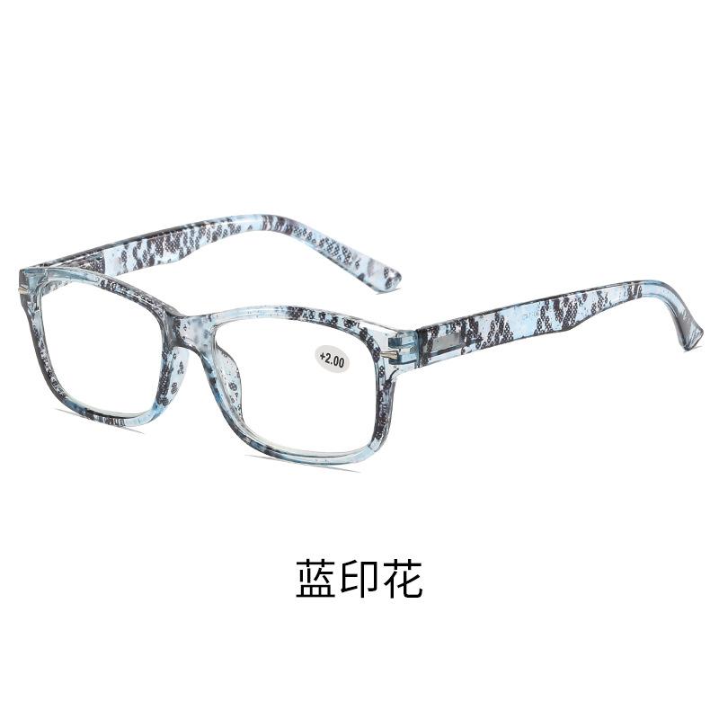 Зеленые очки для чтения с цветами для женщин, очки для пресбиопии с защитой от синего света, ультралегкие мужские компьютерные очки высокой четкости +1.0