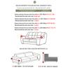 1 Pc Jacquard Sofa Cover Full Coverage Elastic Sofa Cover Decorate The Sofa In The Living Room Multiple Color Sofa Cover