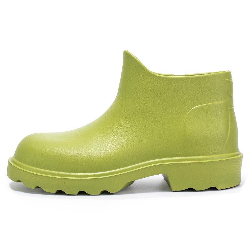 Женские модные индивидуальные ПВХ водонепроницаемые короткие резиновые сапоги для осени и лета
