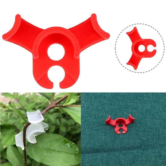 10 шт. зажимов для тренировки с низким напряжением, 90 градусов, зажимы для тренировки стеблей растений, мини-размер, легкие зажимы для тренировки растений, садовые инструменты