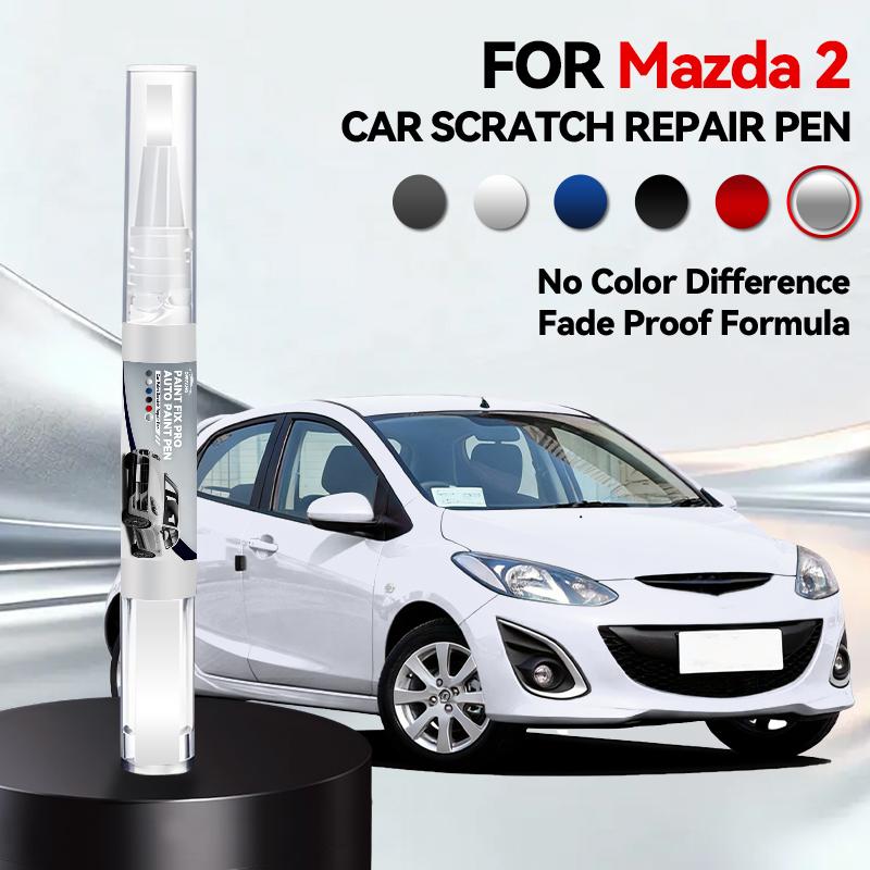 For Mazda 2 1996-2026 Car Paint Pen Scratch Repair Detailing Tools Car Accessories Black Spray Paint Color Repair