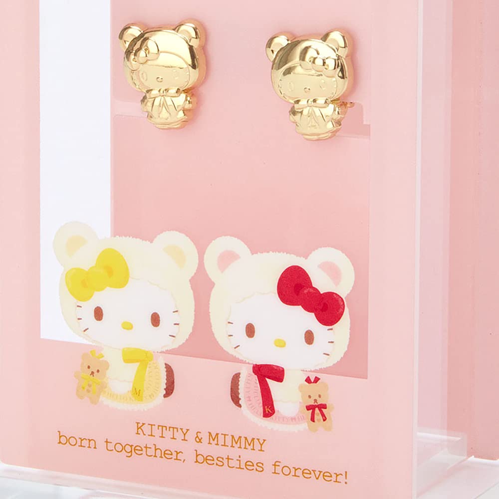 Sanrio Hello Kitty Hello Kitty Birthday Series 2022 9 x 7 x 638498 Earrings, Kitty-chan, Character, 12.5 cm,
