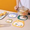 Нескользящий мультяшный подстаканник коврик для стола ПВХ подставка для чашки кофе чай напитки подставка для дома украшения стола кухонный аксессуар