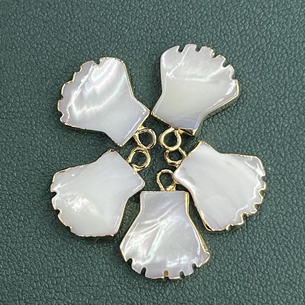 5 шт. Маленькая подвеска Ракушка Подвеска в форме ладони 13 мм Для изготовления ювелирных изделий DIY Ожерелье Браслет Серьги Аксессуар