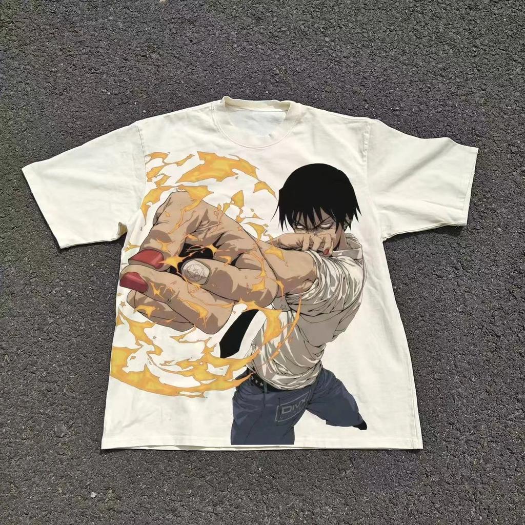 Рукия Прямой Спрей Короткие Рукава Только для Счастья И Любви Сакамото Ежедневный Четыре Деревни Еженедельный Прямой Спрей Y2K Харадзюку Топы