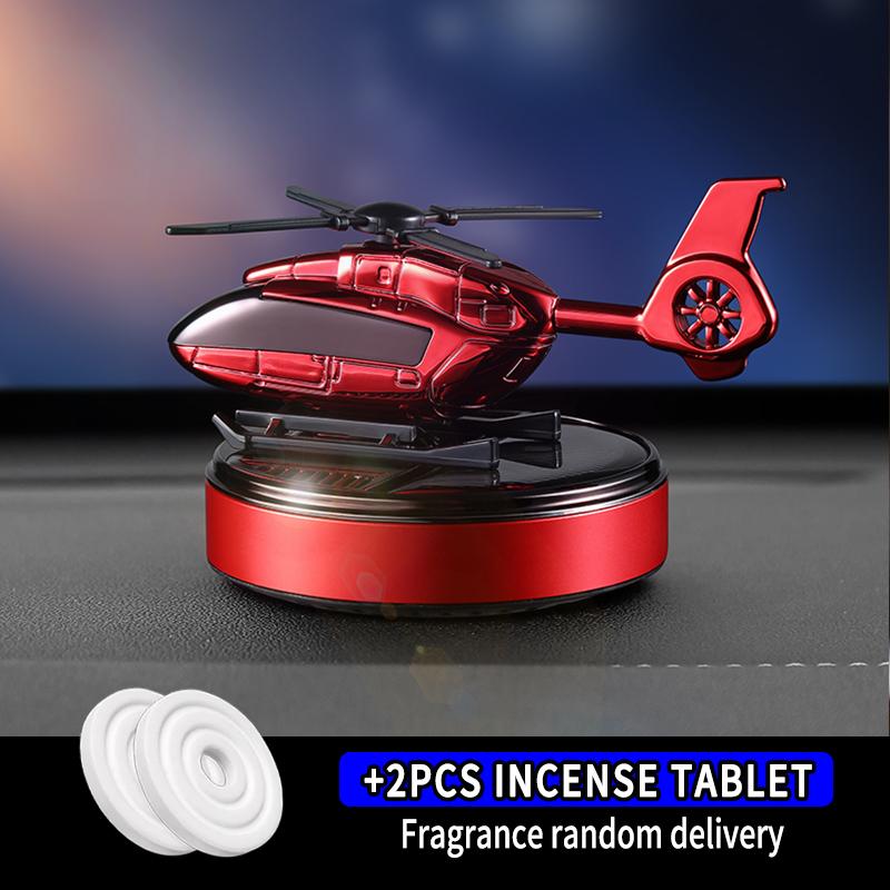 Car Perfume Fragrance Solar Aromatherapy Helicopter Car Air Freshener Diffuser Parfume Gift Box Car Decor Auto
