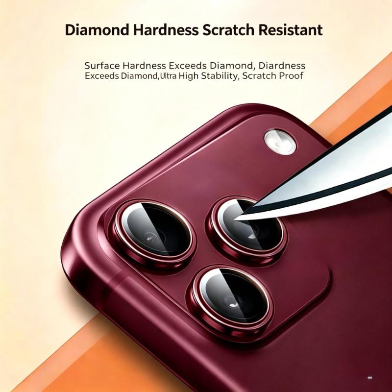Пленка на объектив камеры для iPhone 18 Pro Max Матовая Бронированная Полная Защита Антицарапина Покрытие AR