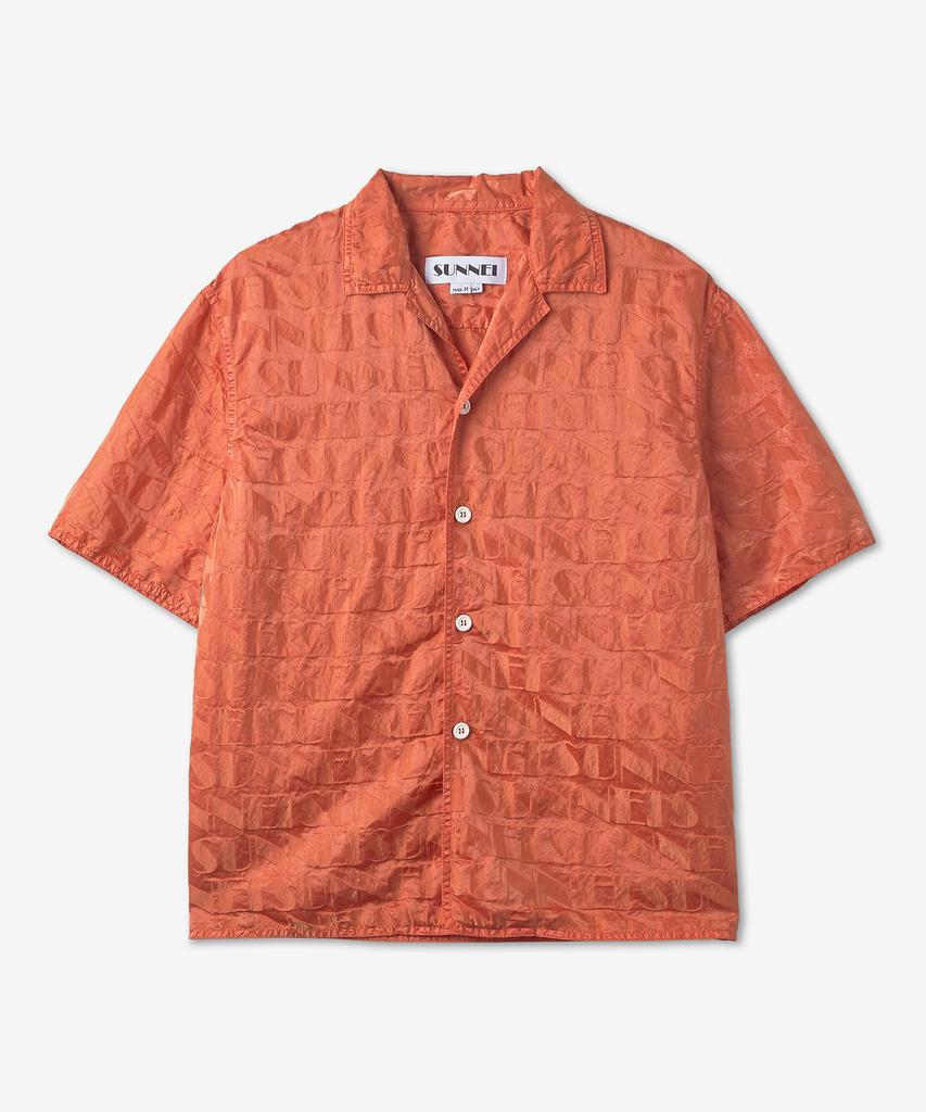 SUNNEI Regular Short Sleeve Shirt - Bright Orange / Crtwmshr012Nyl0237434