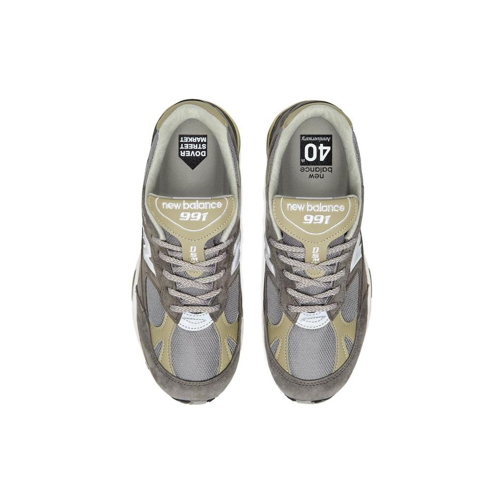 Dover Street Market x New Balance 991 Сделано в Англии 40-летний юбилей Мужские кроссовки Серый M991DSM