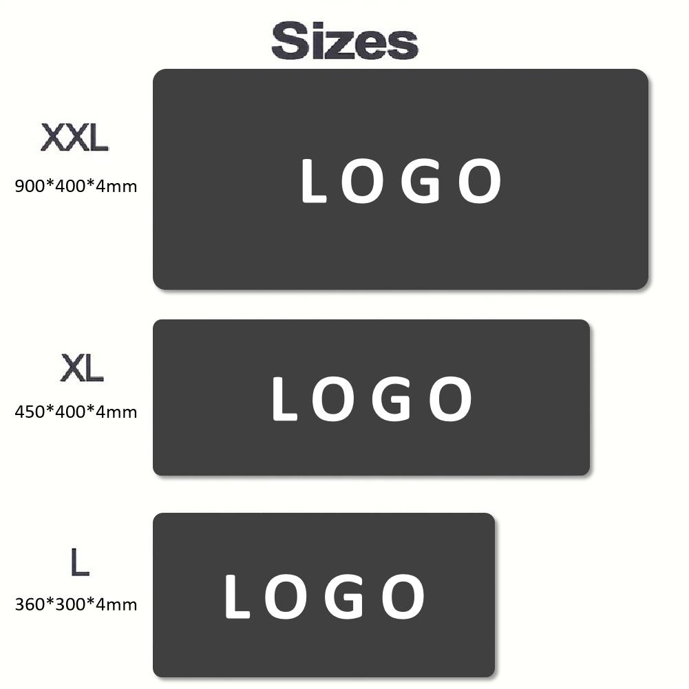 Custom Printed Design Anti-Slip Soft Neoprene Rubber Personalized Desk Pad High Quality Gaming Mouse Pad 400x900mm 4mm Thick