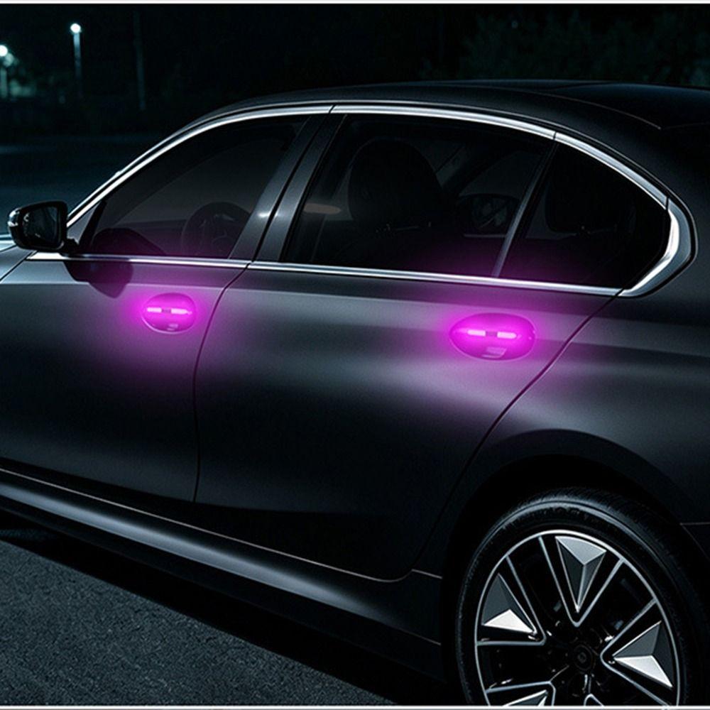 Waterproof Car Anti-collision Warning Light Solar Powered Motorcycle Decorative Lamp Night Driving