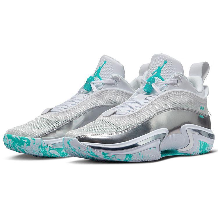 Кроссовки унисекс Guo Ailun x Air Jordan 36 Low PF White Hyper Jade DM9032-130