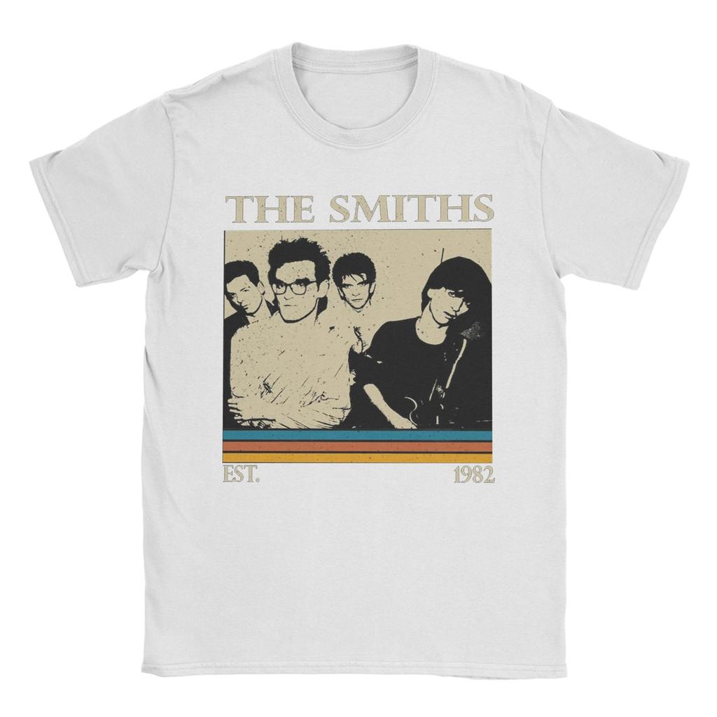 Крутая мужская футболка The Smiths Morrissey с круглым воротником, из чистого хлопка, с коротким рукавом и графическим принтом.