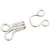Spring Hook No.1 12 Pairs Silver 26-515