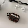 Стильный темный черепаховый янтарный глянцевый чехол для AirPods 1 2 3 4 Pro AirPods Pro 2 противоударный защитный чехол