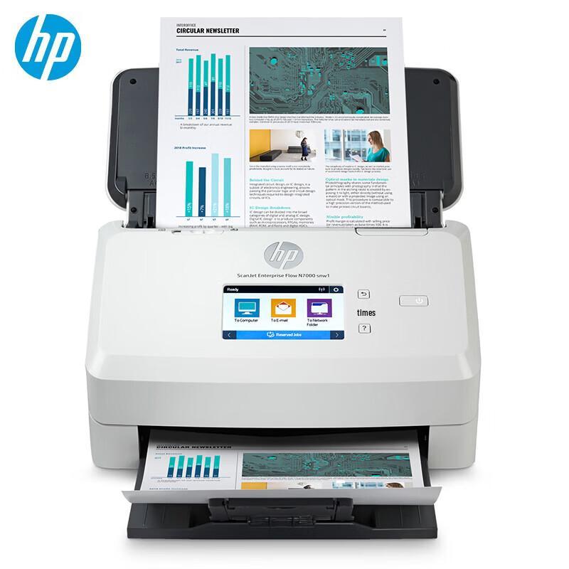 HP N7000 snw1 Wireless Network A4 Duplex Document Scanner CN plug (adapter included)