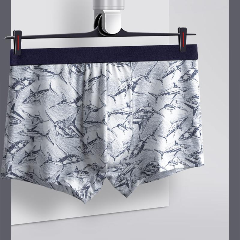 MiiOW 3 шт. мужское нижнее белье боксеры мужские удобные полиэстеровая внутренняя одежда сексуальные мужские трусы боксеры шорты мужские принт