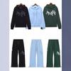 AMIR Новый осенне-зимний комплект: Худи с вышитыми буквами и длинные брюки