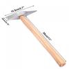 uxcell Electrician's Hammer, 10 Oz Welding Chipping Hammer, Steel Tack Hammer with Wooden Handle for Repairs