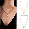 NEW Lock Pendant Padlock Charm Necklace Chain Women Jewelry Gift