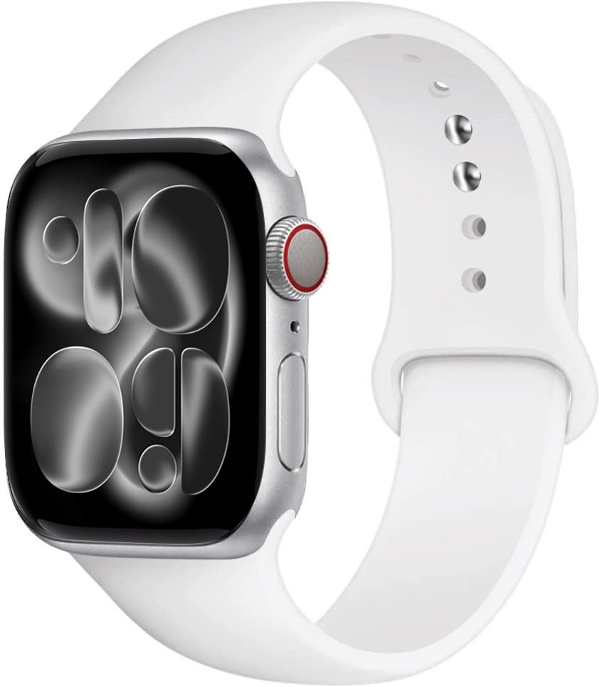 Силиконовый ремешок Для Apple Watch 11 band 44mm 40mm 49mm 45mm 41mm 38 46mm 42mm correa bracelet iWatch series 9 8 7 6 SE ultra 2 3