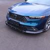For Honda Accord 11th Gen 2024-2024 Exterior Accessories Carbon Trim Car Front Shovel Front Lip Front Bumper Protector Anti Hit