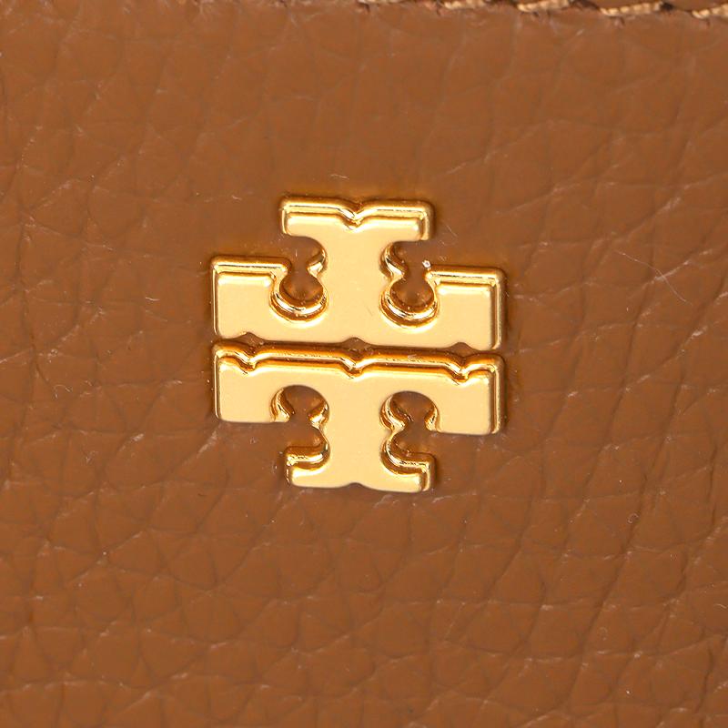 Tory Burch Блейк Регулируемый Съемный Плечевой Ремень Кожаная Сумка-Тоут Через Плечо Мини Сумка Женские Сумки Коричневый 138274-907