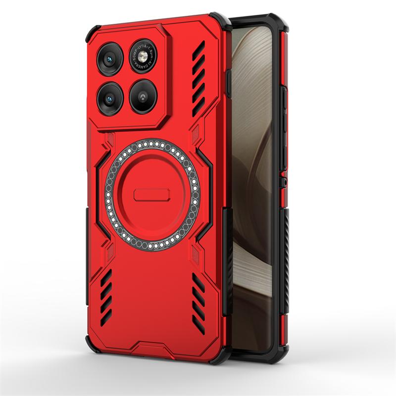 For Motorola Moto X70 Air Case For Moto X70 Air Anti-knock Armor Magnetic Adsorption Wireless Charge Cover For Moto X70 Air Case