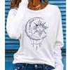 2025 Autumn & Winter Women's New Casual Crew Neck Long Sleeve Top 3D Cartoon Pattern