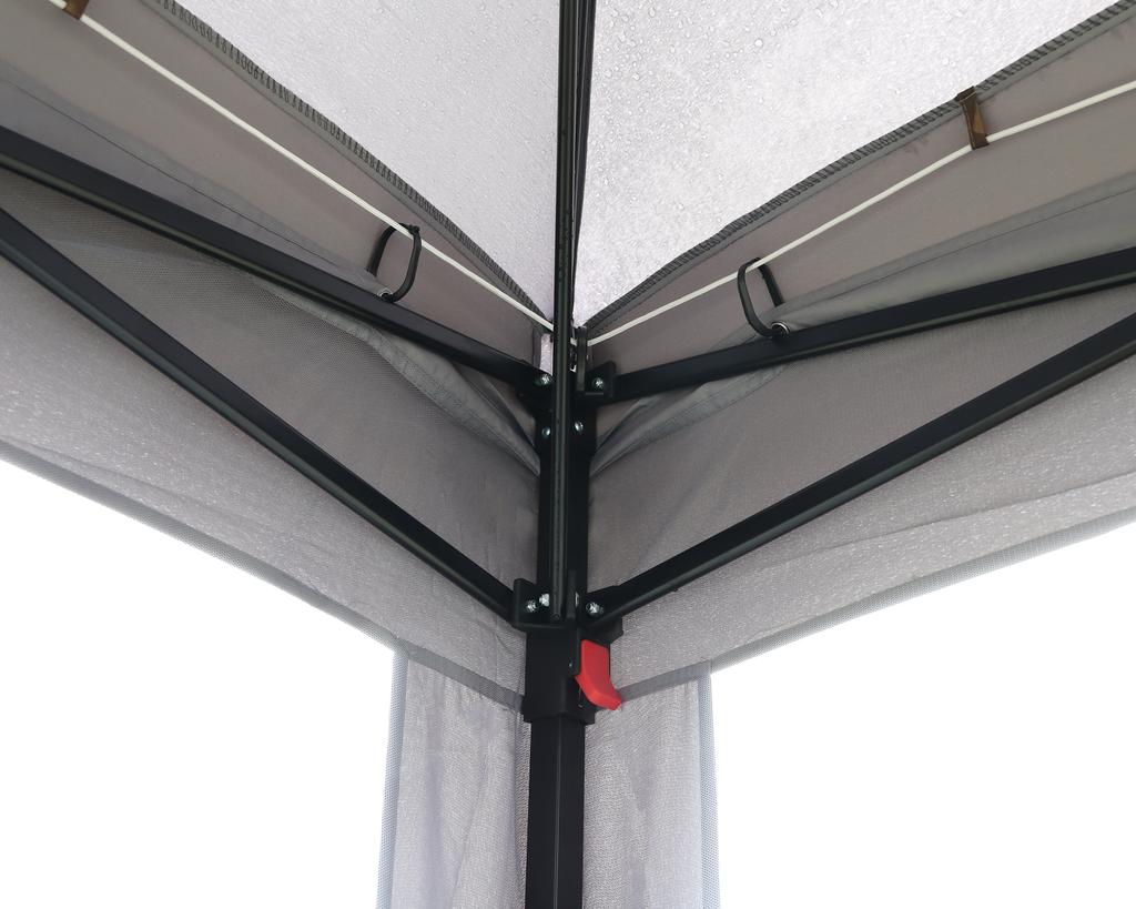 PAVILION CAMPING GARDEN TENT foldable MOSQUITO NET gazebo 3m x 3m