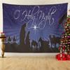 Home Decor Christmas Theme Printed Tapestry Wall Hanging Room Living Room Decor Background Fabric Tapeçaria De Natal