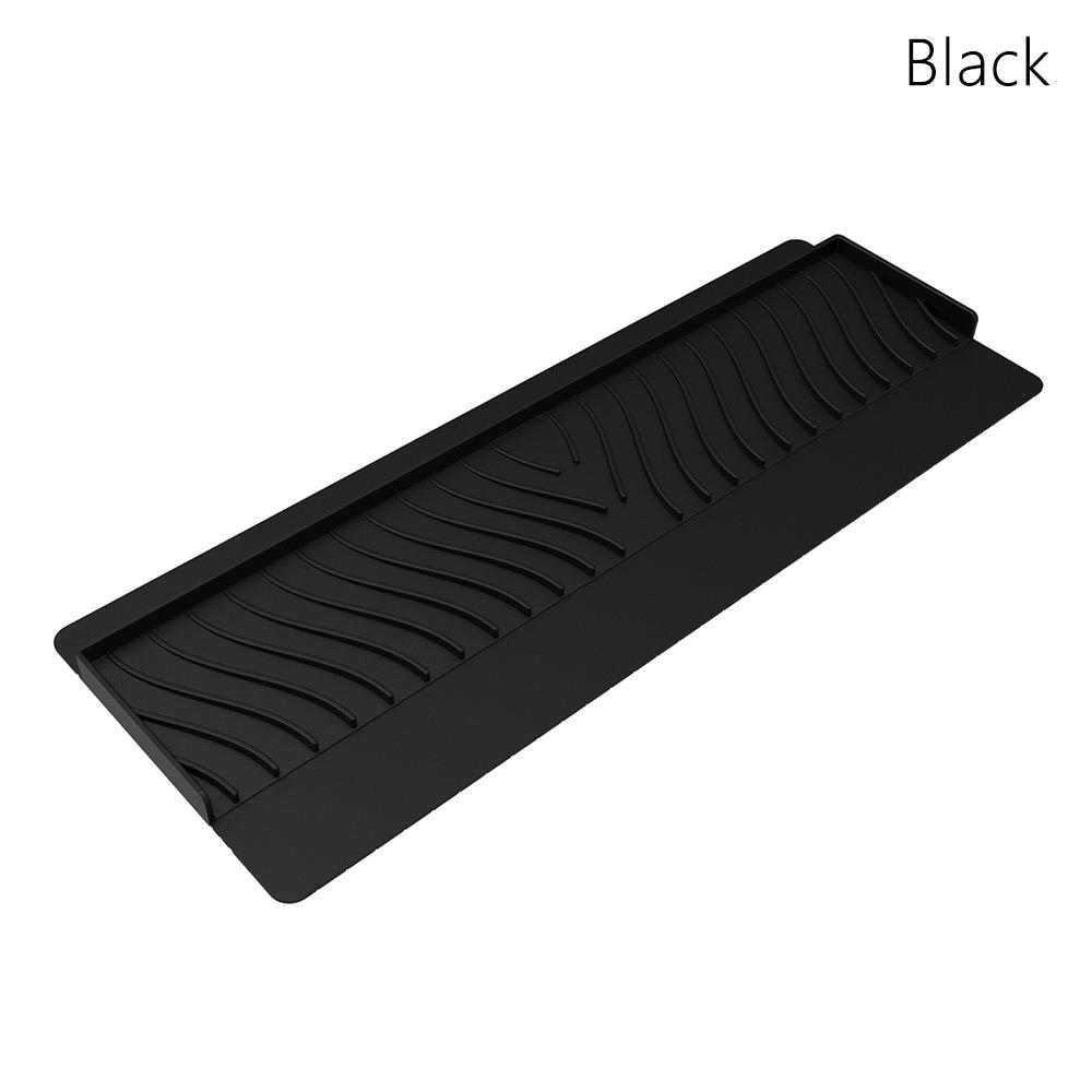 Silicone Sink Splash Guard Can Be Cropped Sucker Faucet Splash Pad Oil-Proof Non-Slip Faucet Mat Splash Catcher Bathroom