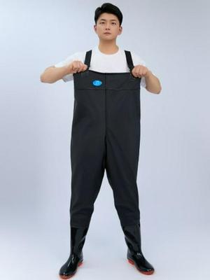 Рыболовные вейдерсы и сапоги Fisher King 110D с рисунком черной коровьей кожи, водонепроницаемые