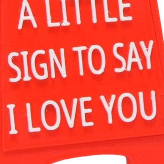 Мини-знак «Я люблю тебя», украшение для рабочего стола на День святого Валентина, рождественский подарок, выдвижная мини-знак, чтобы выразить любовь к девушке, жене, невесте