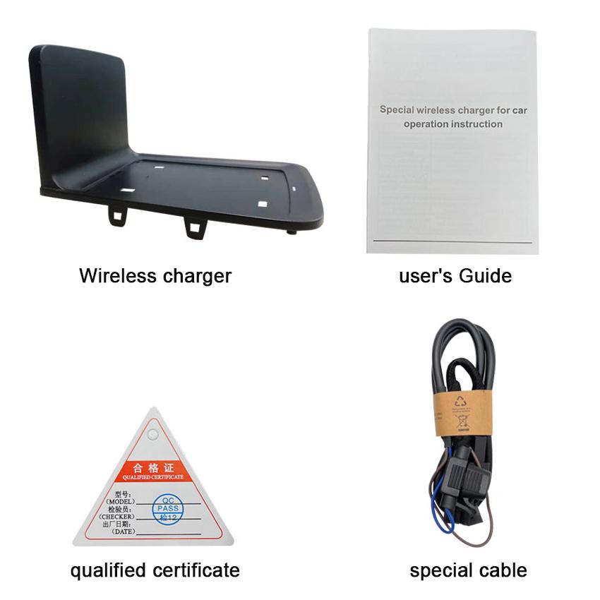 Wireless charger,Special On-board QI Phone Fast Charging Panel Car Accessories For Honda CR-V CRV 2016~2018 2019 2020 2021 2025