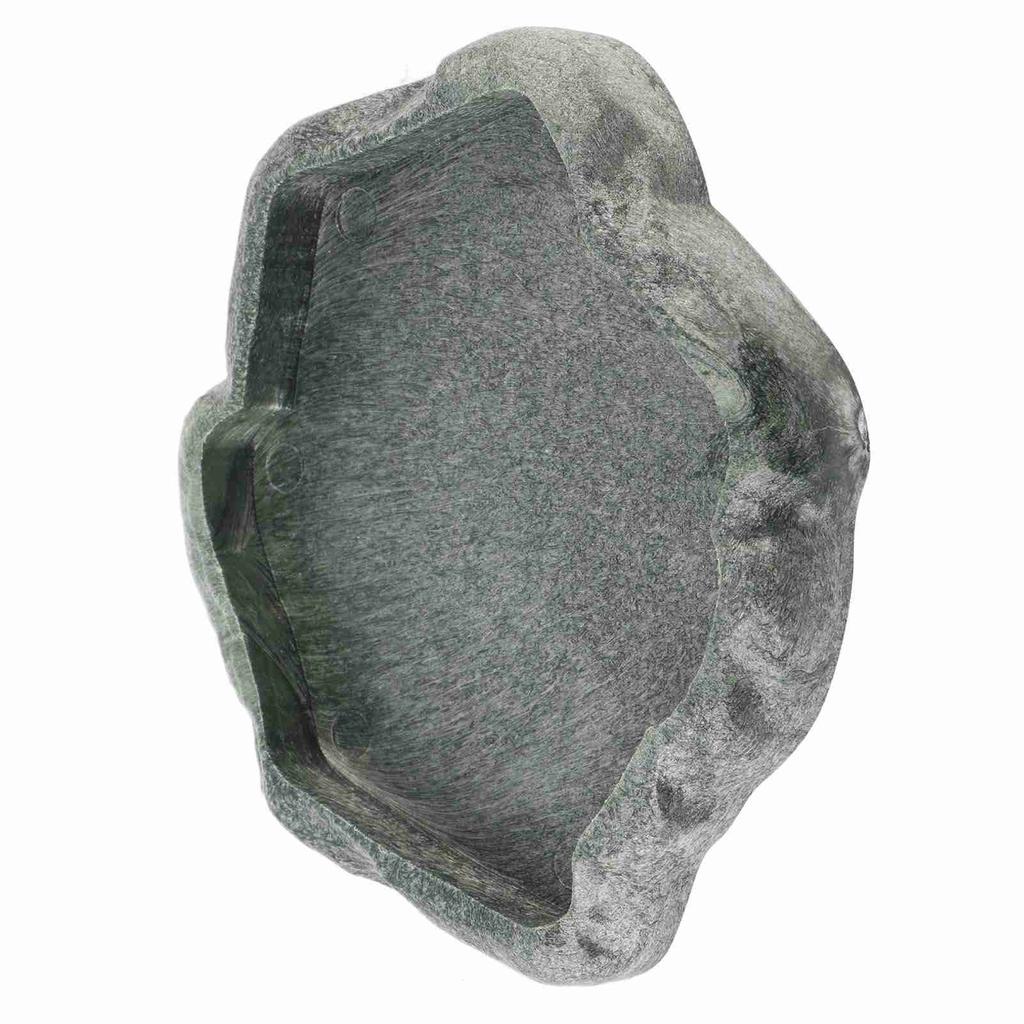 ABS Resin Durable Reptile Rock Food and Water Dish Feeder Bowl for Tortoise Lizard