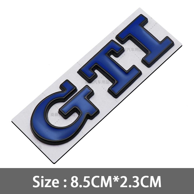 OPQ1 2026 Hot VOLKSWAGEN 3D Metal GTI Grill Emblem Badge Rear Trunk Decal Car Sticker for Volkswagen VW Golf 5 6 7 8 MK2 MK3 MK4 Mk5