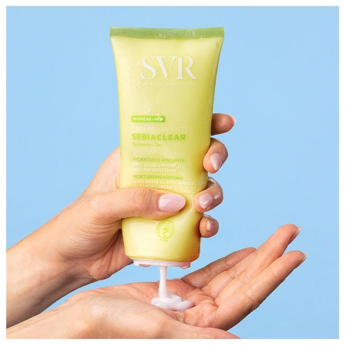 Crème Lavante - SVR - Sebiaclear - 200ml - Anti-imperfections - Hydratante
