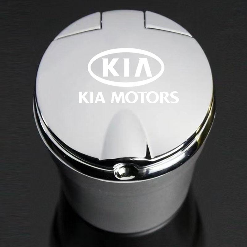 cplvah1 Car Ashtray with LED Light Car Smokeless Cup Holde For Kia Sportage Cerato Optima K2 K3 K4 K5 Rio Picanto Soul Car Accessories